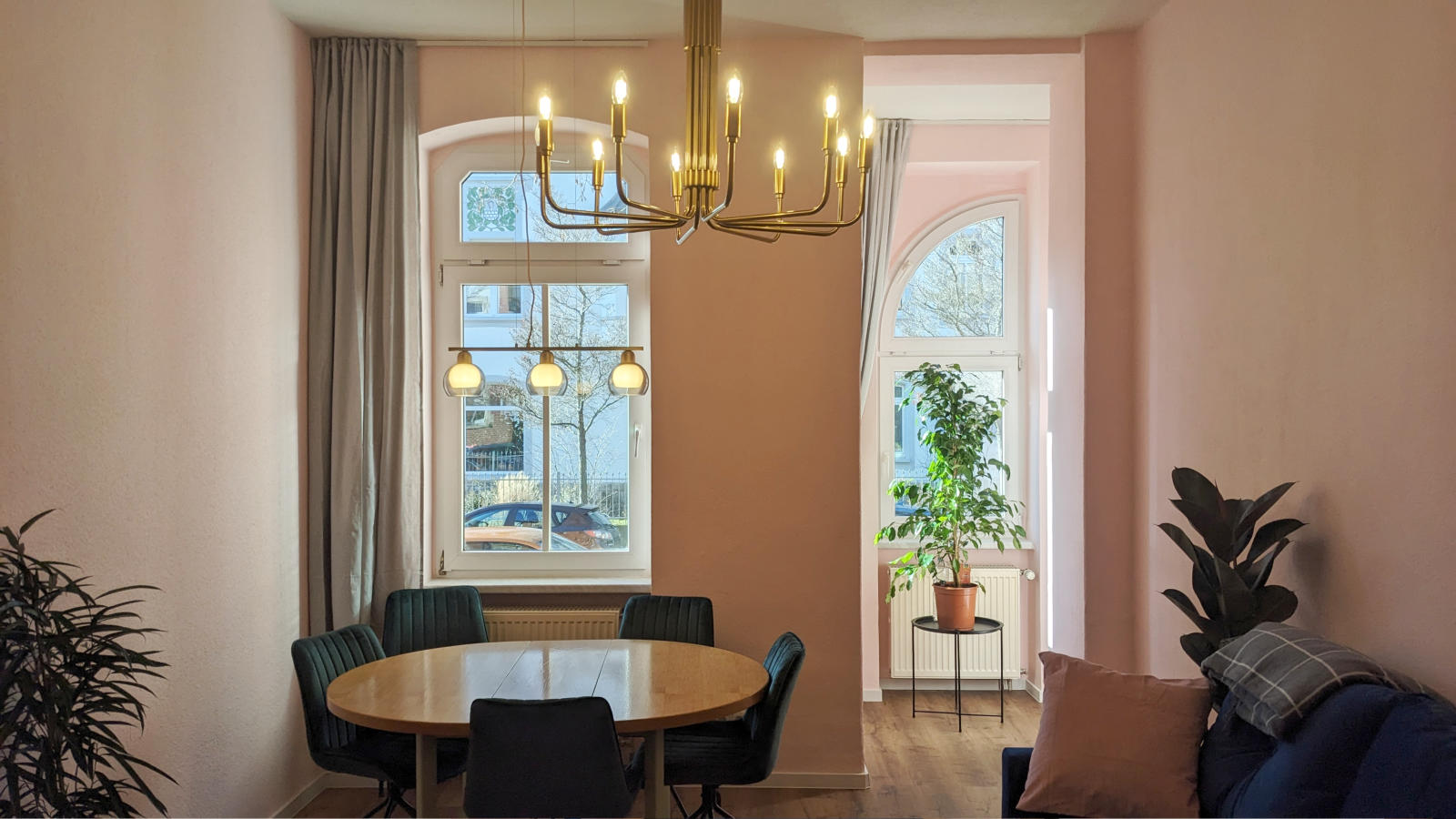 Erfurt Ferienwohnung Wohnzimmer